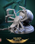 Golden Loom Crawlers - Gilded Wrath - 3d Printed Miniature Sculpted by White Werewolf Tavern