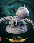 Golden Loom Crawlers - Gilded Wrath - 3d Printed Miniature Sculpted by White Werewolf Tavern