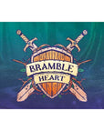 Birchleaf Spelltail, Squirrel Wizard - Brambleheart - 3d Printed Miniature by sculpted by Kraken Games Lab