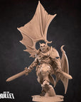 Vampire Fighter - Vampires - 3d Printed Miniature sculpted by Bite the Bullet