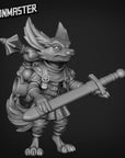 Fennec Fox Squires - 3d Printed Miniature Sculpted by Goon Master Games
