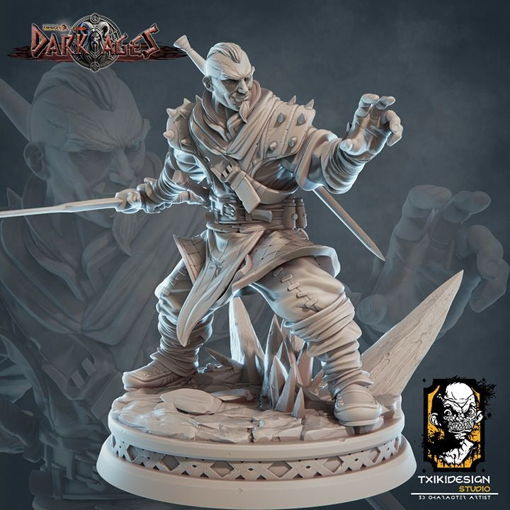 Arvandor Vanesh - 3d Printed Miniature Sculpted by Txiki Design Studio