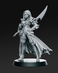 Dalila - Order of the Iron Lily - 3d Printed Miniature Sculpted by RN Estudio