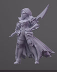 Dalila - Order of the Iron Lily - 3d Printed Miniature Sculpted by RN Estudio