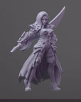 Dalila - Order of the Iron Lily - 3d Printed Miniature Sculpted by RN Estudio
