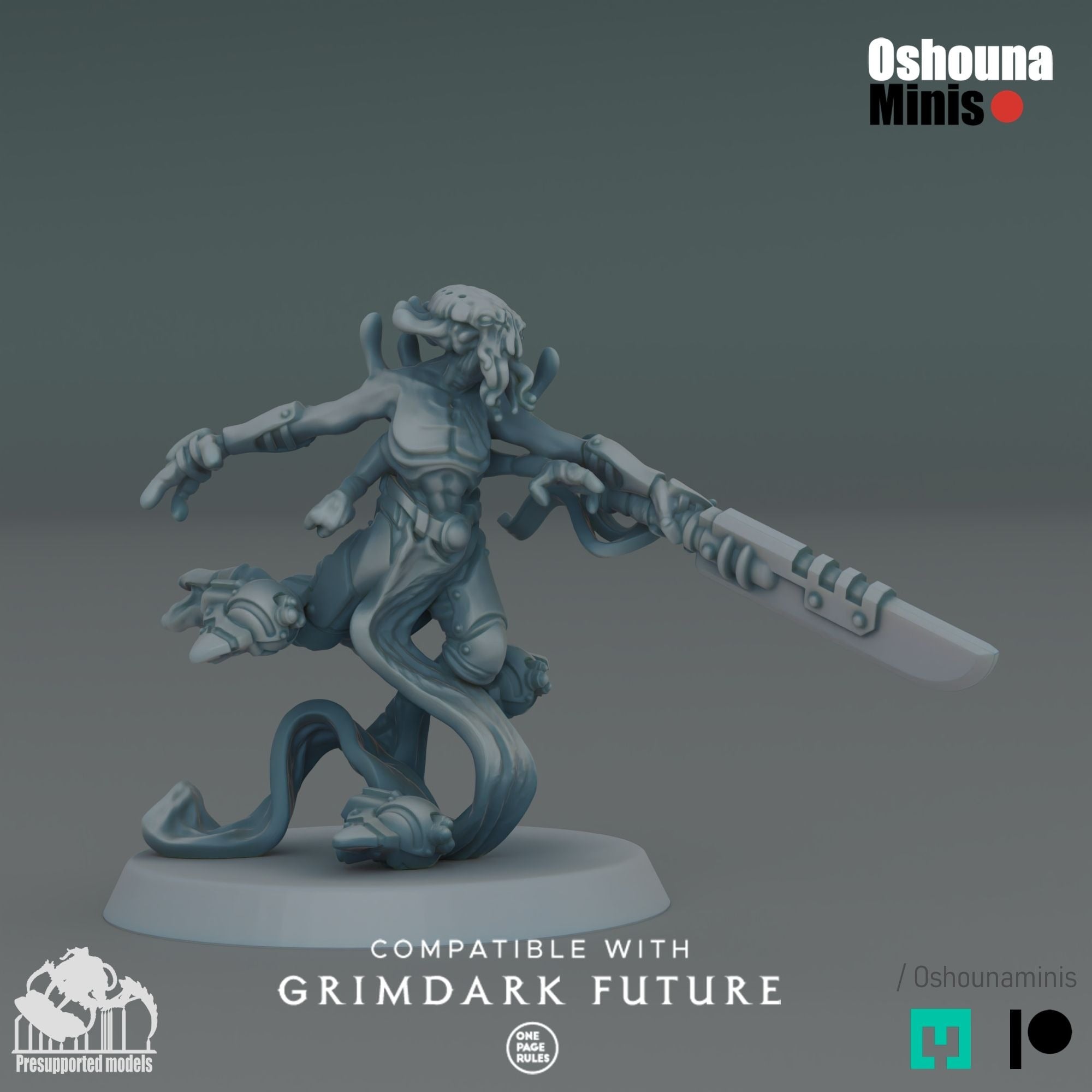 SEA Coalition Ethereal - 3d Printed Miniature by OshounaMinis
