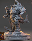 Granneth Wave-Eater - The Selachians of the Undertow (Sharkfolk) - 3d Printed Miniature sculpted by Daybreak Miniatures