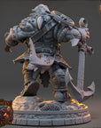 Granneth Wave-Eater - The Selachians of the Undertow (Sharkfolk) - 3d Printed Miniature sculpted by Daybreak Miniatures