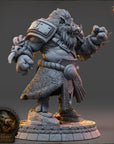 Harn Spinesnout - The Covenant of Blackthorn (Boarfolk) - 3d Printed Miniature sculpted by Daybreak Miniatures