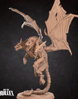 Quimera, Chimera - Iconic Monsters - 3d Printed Miniature sculpted by Bite the Bullet