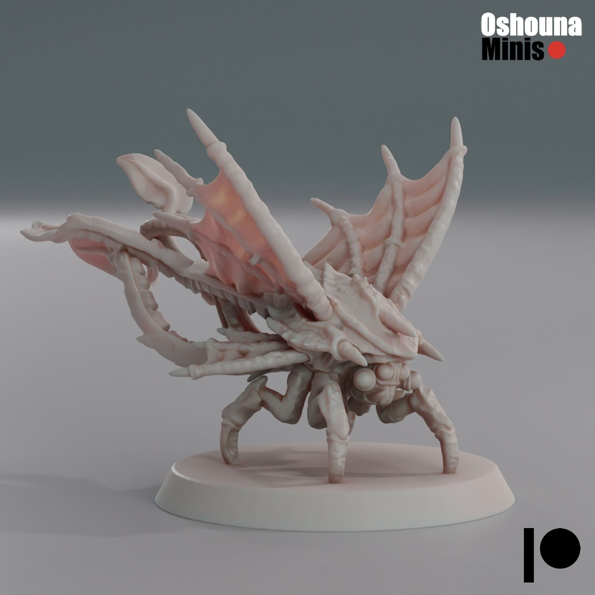 Flying Spikespitters - Deep Hive - 3d Printed Miniature by OshounaMinis