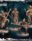 Guardians - Army of Darkness: Dark Elves - 3d Printed Miniature Sculpted by Monolith Arts