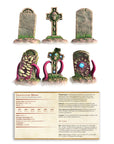 Gravestone Mimics - Halloween 2024 - 3d Printed Miniature Sculpted by Printed Obsession