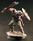 Human Artificer Enforcer, Brandyn Broadoak - 3d Printed Miniature Sculpted by DM Stash