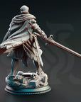 Cursed Paladin of Vengeance, Leopold the Undying - 3d Printed Miniature Sculpted by DM Stash