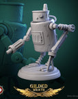 Scrap Bots - Gilded Wrath - 3d Printed Miniature Sculpted by White Werewolf Tavern