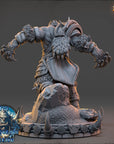 Skalgrim the Unyielding - The Frostbane Legion (Ice Orcs) - 3d Printed Miniature sculpted by Daybreak Miniatures