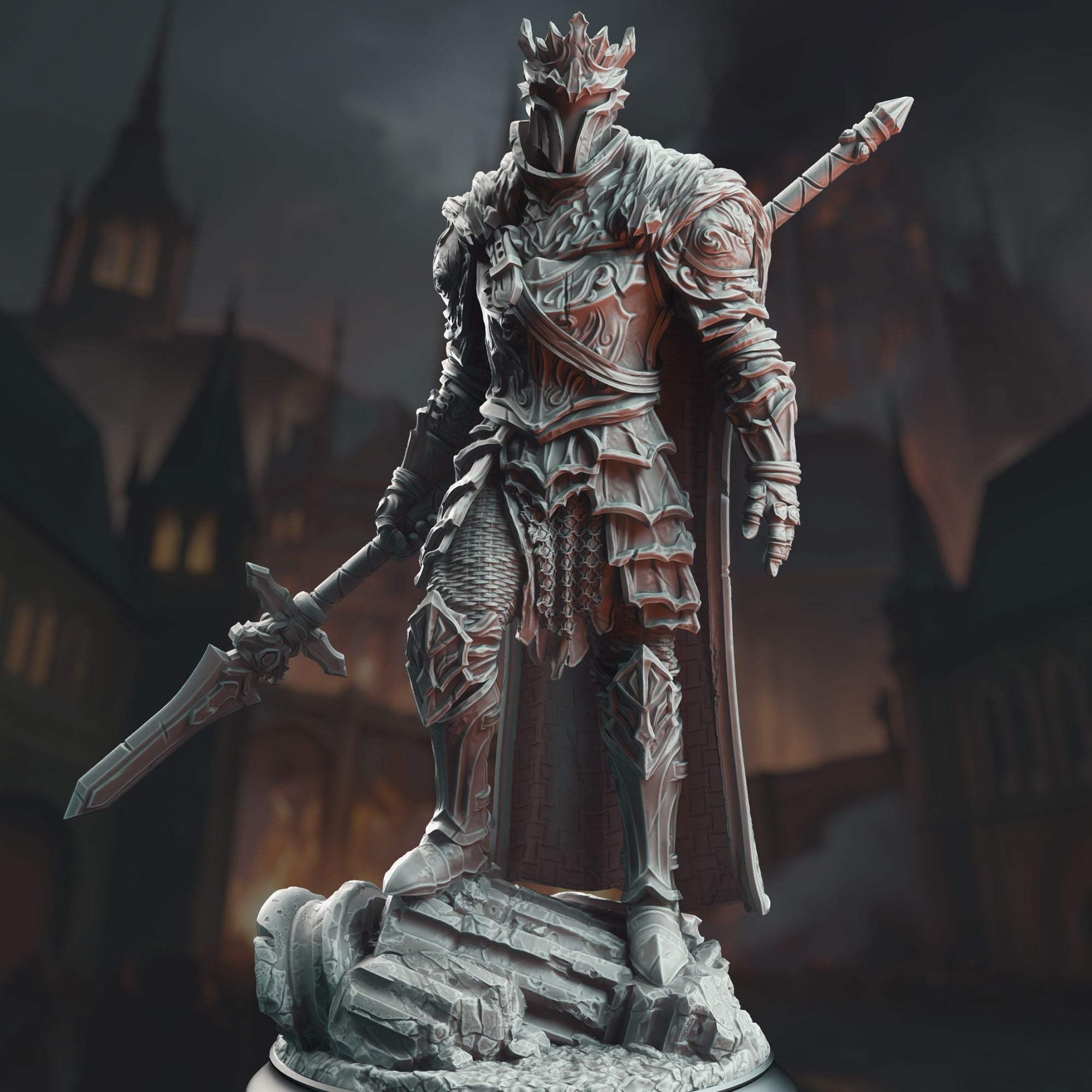 Orsinius the Faithless, Knight of Pride - 3d Printed Miniature Sculpted by DM Stash