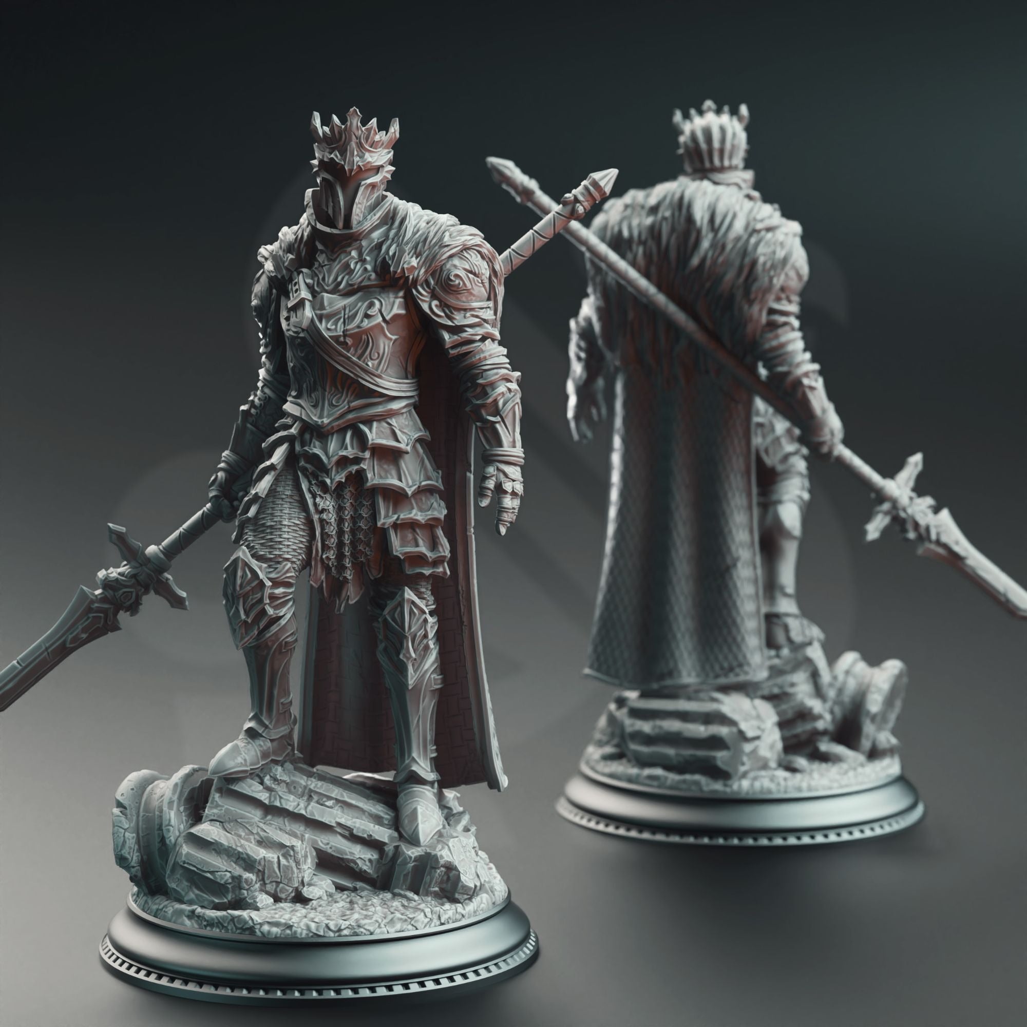 Orsinius the Faithless, Knight of Pride - 3d Printed Miniature Sculpted by DM Stash