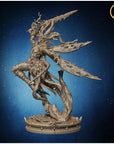Forest Shadow Fairy - Army of Darkness: Dark Elves - 3d Printed Miniature Sculpted by Monolith Arts
