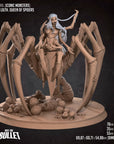 Lolth, Queen of Spiders - Iconic Monsters - 3d Printed Miniature sculpted by Bite the Bullet