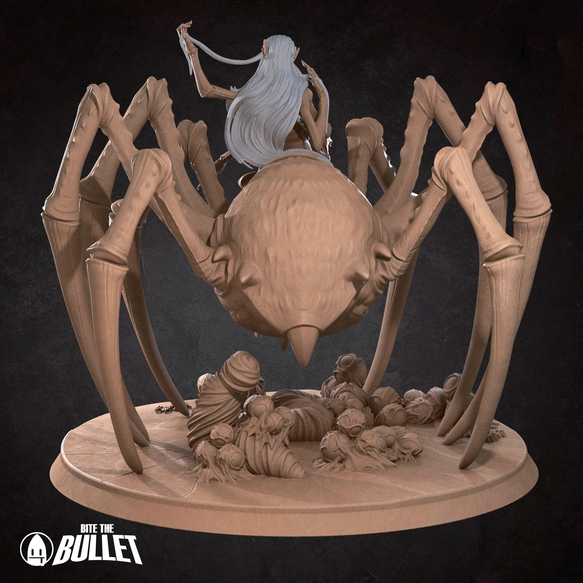 Lolth, Queen of Spiders - Iconic Monsters - 3d Printed Miniature sculpted by Bite the Bullet