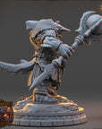 Draaleth Orn, Voice of the Hollow Wake - The Selachians of the Undertow (Sharkfolk) - 3d Printed Miniature sculpted by Daybreak Miniatures