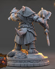 Draaleth Orn, Voice of the Hollow Wake - The Selachians of the Undertow (Sharkfolk) - 3d Printed Miniature sculpted by Daybreak Miniatures