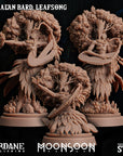 Kraal'an Bard, Leafsong - 3d Printed Miniature Sculpted by Sordane Publishing