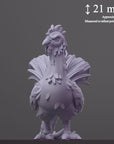 Coktri (Cockatrice) - Fantastic Creatures - 3d Printed Miniature Sculpted by Cast N Play