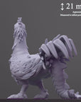 Coktri (Cockatrice) - Fantastic Creatures - 3d Printed Miniature Sculpted by Cast N Play