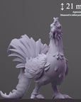 Coktri (Cockatrice) - Fantastic Creatures - 3d Printed Miniature Sculpted by Cast N Play