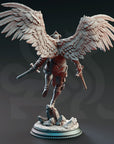 Angelic Warriors, Angels of Syelden - 3d Printed Miniature Sculpted by DM Stash