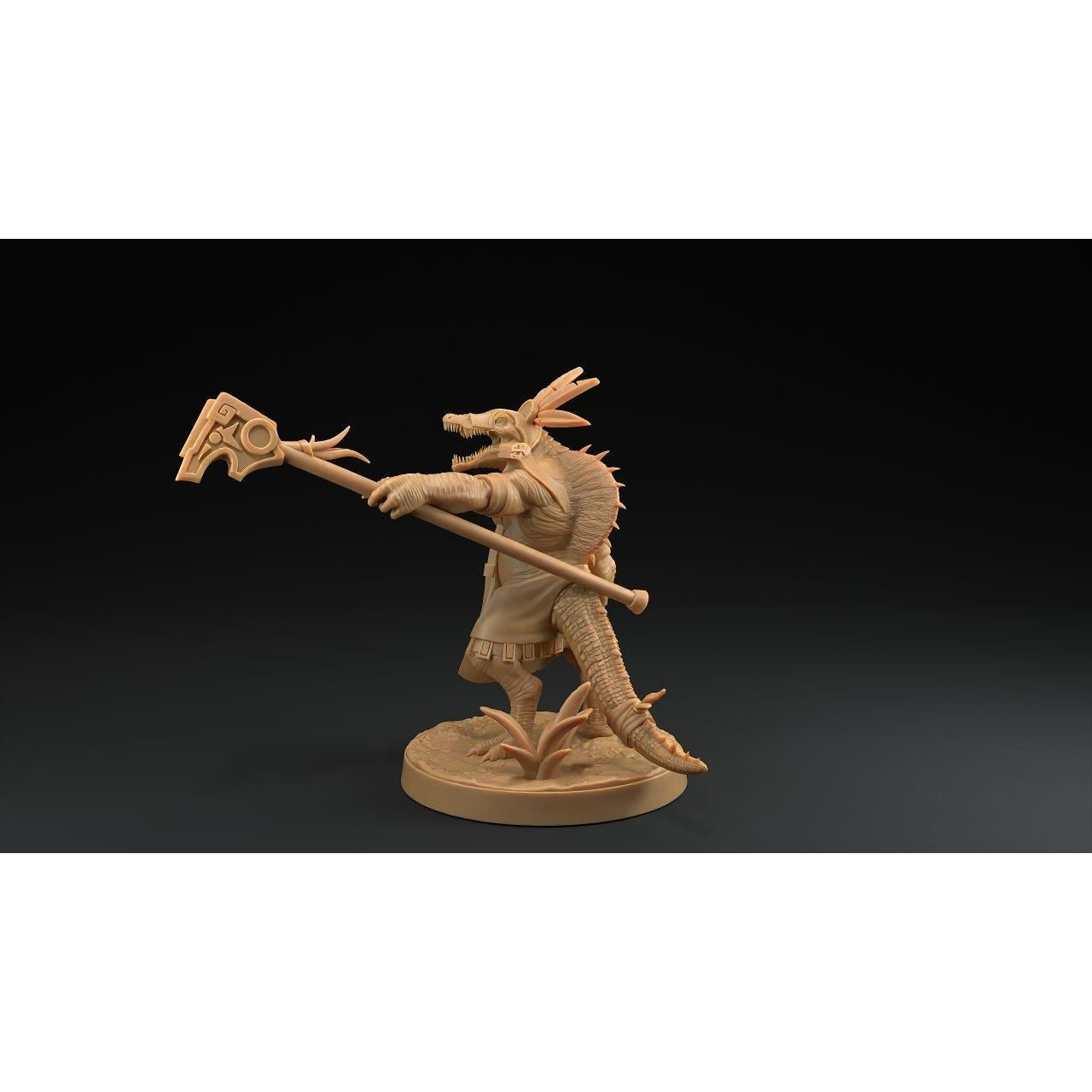 Spino Saurians - 3d Printed Miniature by Dragon Trappers Lodge