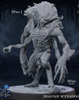 Dralfar Wyrmspawn - 3d Printed Miniature by Mammoth Factory