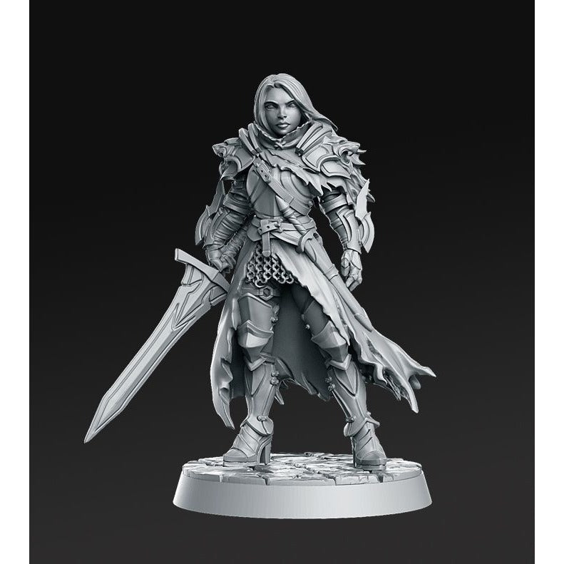 Lydia the Lioness - Order of the Iron Lily - 3d Printed Miniature Sculpted by RN Estudio