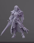 Lydia the Lioness - Order of the Iron Lily - 3d Printed Miniature Sculpted by RN Estudio