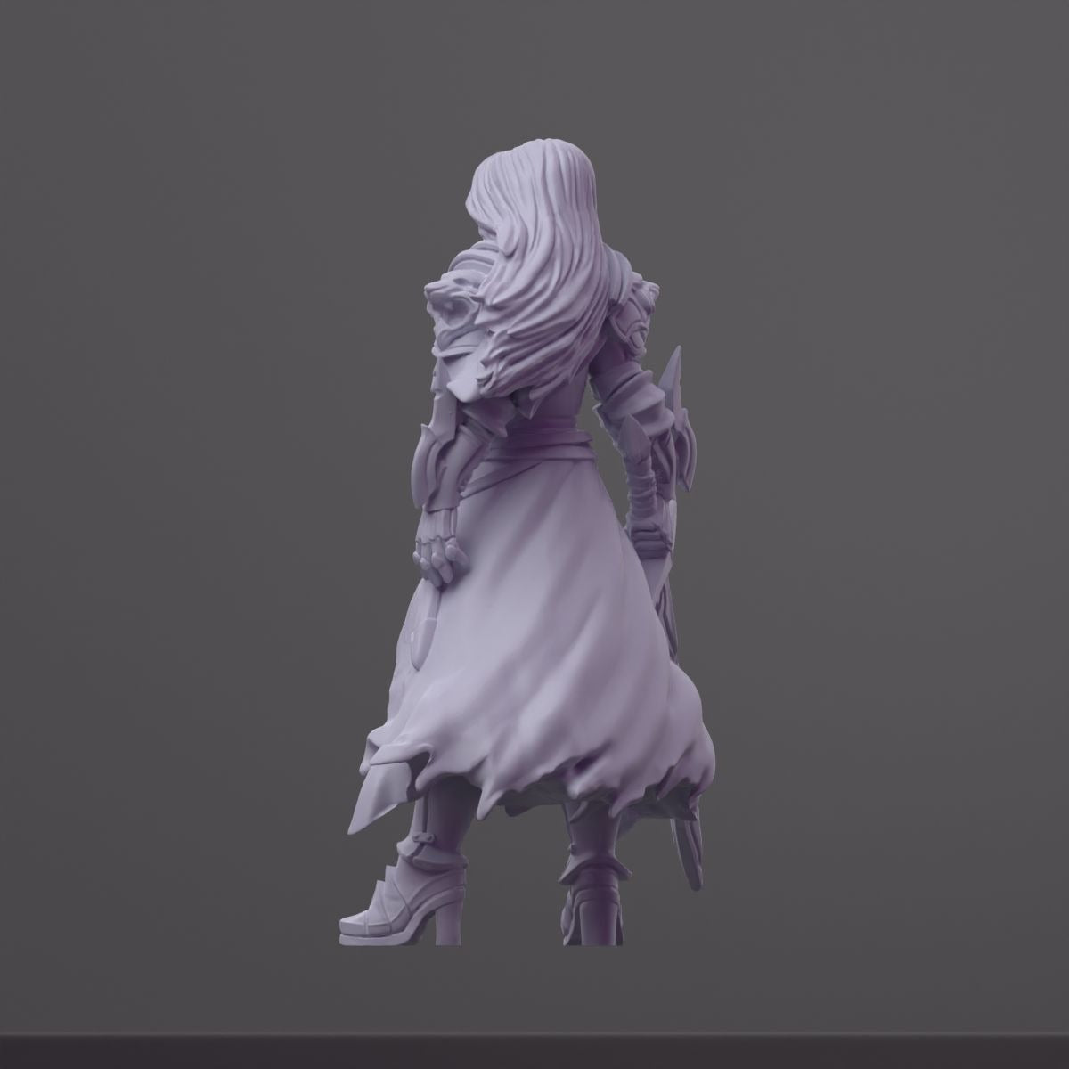 Lydia the Lioness - Order of the Iron Lily - 3d Printed Miniature Sculpted by RN Estudio