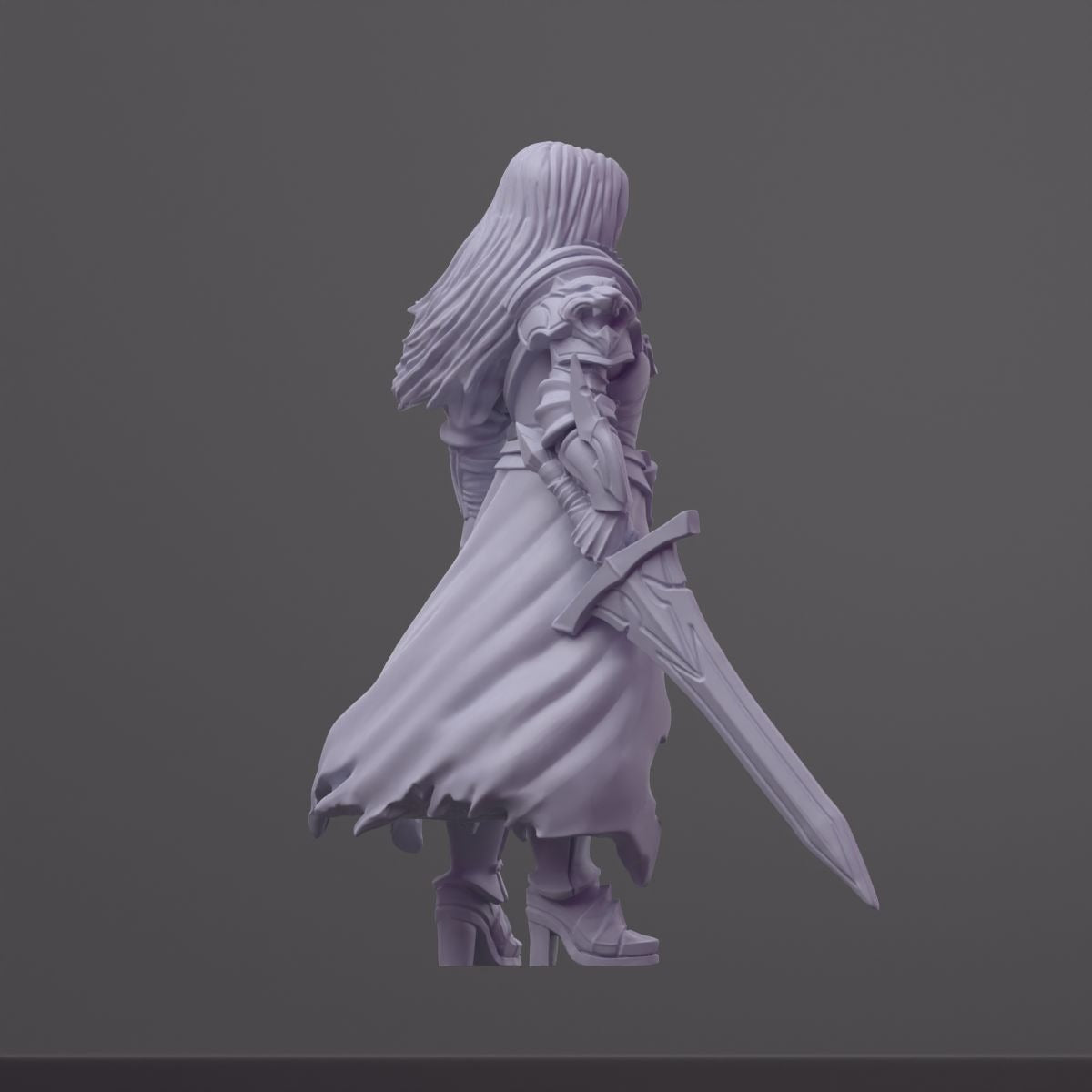 Lydia the Lioness - Order of the Iron Lily - 3d Printed Miniature Sculpted by RN Estudio