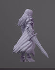 Lydia the Lioness - Order of the Iron Lily - 3d Printed Miniature Sculpted by RN Estudio