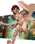 Pixie Paladin - Pixies - 3d Printed Miniature sculpted by Bite the Bullet