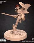 Pixie Paladin - Pixies - 3d Printed Miniature sculpted by Bite the Bullet