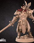 Vampire Necromancer - Vampires - 3d Printed Miniature sculpted by Bite the Bullet