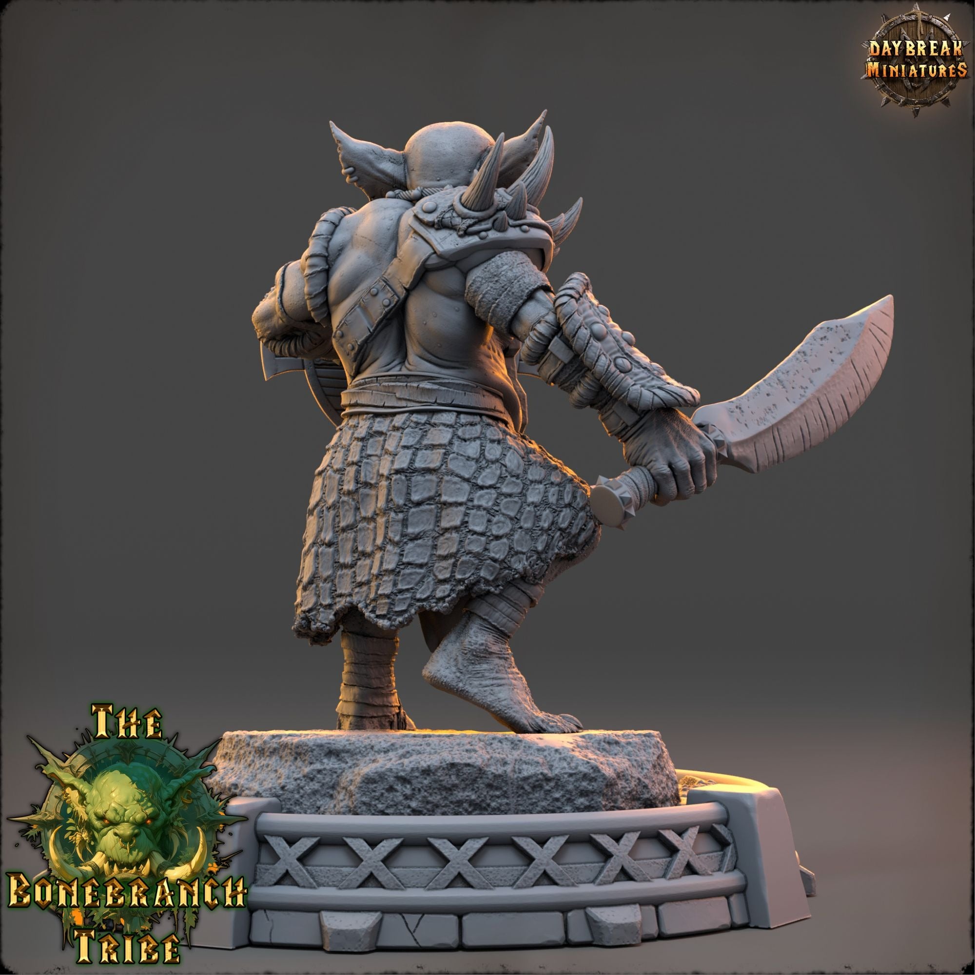 Zurtik Hookclaw - The Bonebranch Tribe (Goblins) - 3d Printed Miniature sculpted by Daybreak Miniatures