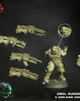 Grol Raiders - 3d Printed Miniature by Crippled God Foundry