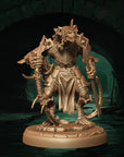a statue of a man in armor holding a sword