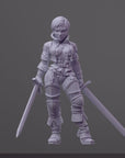 Daena- Order of the Iron Lily - 3d Printed Miniature Sculpted by RN Estudio