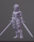 Daena- Order of the Iron Lily - 3d Printed Miniature Sculpted by RN Estudio