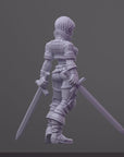 Daena- Order of the Iron Lily - 3d Printed Miniature Sculpted by RN Estudio