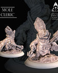 Mole Cleric - Fantasy Pets - 3d Printed Miniature Sculpted by Tainted Saint Miniatures